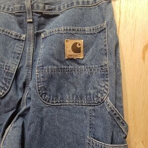 Carhartt Classic Blue Denim Carpenter Jeans Size 31x32